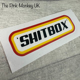 ‘Shitbox’ layered vinyl sticker