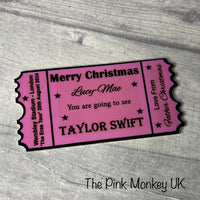 Personalised Acrylic Ticket