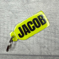 Drink Bottle Personalised Name Keyring