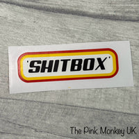 ‘Shitbox’ layered vinyl sticker