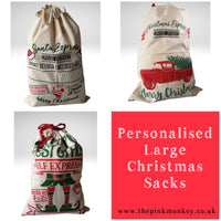 Personalised Christmas Sacks