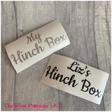 Personalised Hinch Box Vinyl Sticker