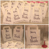 Personalised White Or Kraft Paper Gift Bag (Small)