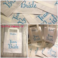 Personalised White Or Kraft Paper Gift Bag (Small)