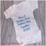 Custom Wording Short Sleeved Baby Grow