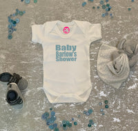 Baby Shower Personalised Baby Grow