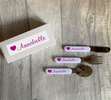 Children's Personalised Cutlery Set