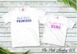 Dad & Daughter Matching T-Shirts King/Princess