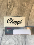 Personalised SMALL Name/Word Vinyl Sticker (priced PER WORD)