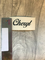 Personalised SMALL Name/Word Vinyl Sticker (priced PER WORD)