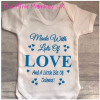 ‘Made with love & Science’ IVF Baby Grow