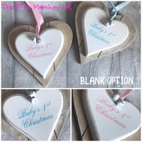 Baby's 1st Christmas Wooden Plaques