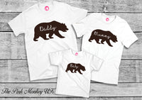 Family Bear Matching T-Shirts