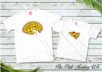 Pizza & Slice Matching T-Shirts