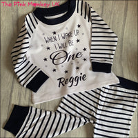 Childrens Birthday Personalised Printed Pyjama's