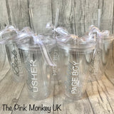 Personalised Plastic Tumbler Cup With Straw