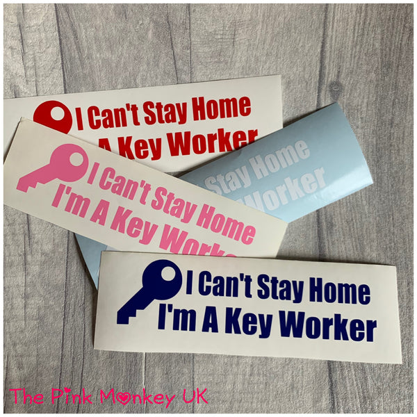 Key Worker Car Sticker