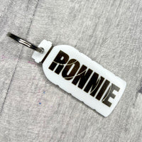 Drink Bottle Personalised Name Keyring