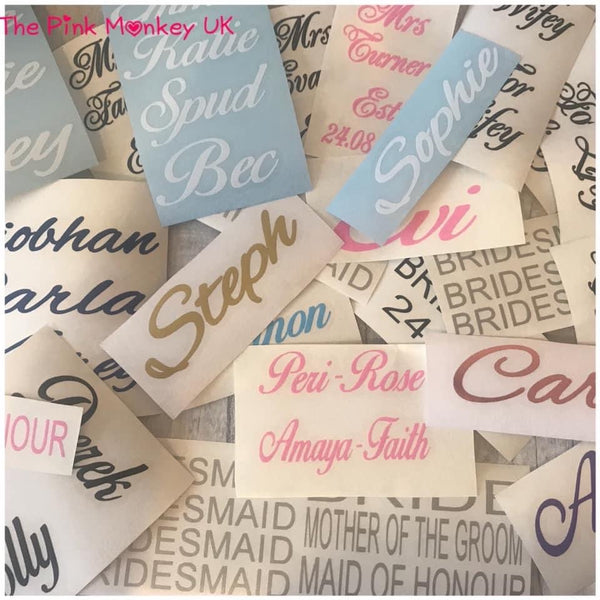 Personalised MEDIUM Name/Word Vinyl Sticker