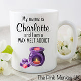 Wax Melt Addict Personalised Mug