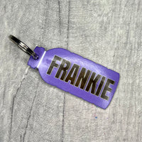 Drink Bottle Personalised Name Keyring