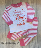 Childrens Birthday Personalised Printed Pyjama's