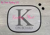 Personalised Car Sun Shades (pair)