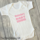 Baby Shower Personalised Baby Grow