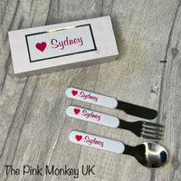 Children's Personalised Cutlery Set