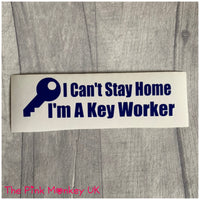 Key Worker Car Sticker