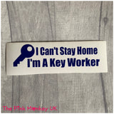 Key Worker Car Sticker