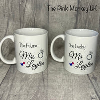 Engagement Set of 2 Mugs