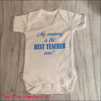 Custom Wording Short Sleeved Baby Grow