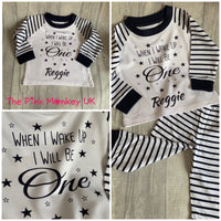 Childrens Birthday Personalised Printed Pyjama's