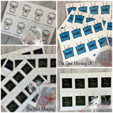 WHOLESALE (RECTANGLE) 1 sheet x8 custom design/logo fabric hanging car air fresheners UNSCENTED