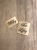 Wifey For Lifey Wedding Shoe Stickers